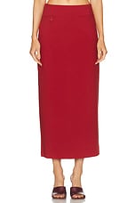 Staud Smith Skirt in Rouge, view 1, click to view large image.