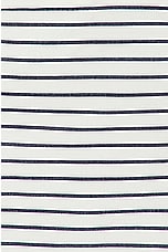 Staud Federico Top in Ivory Micro Stripe, view 5, click to view large image.