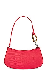 Staud Ollie Bag in Red Rose, view 2, click to view large image.