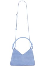 Staud Valerie Shoulder Bag in Blue Hydrangea, view 1, click to view large image.