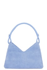 Staud Valerie Shoulder Bag in Blue Hydrangea, view 3, click to view large image.