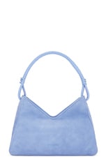 Staud Valerie Shoulder Bag in Blue Hydrangea, view 4, click to view large image.