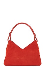 Staud Valerie Shoulder Bag in Chili, view 3, click to view large image.