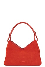 Staud Valerie Shoulder Bag in Chili, view 4, click to view large image.