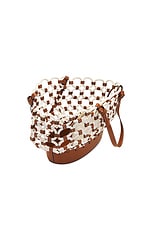 Staud Squillo Rope Tote Bag in Paper & Tan, view 5, click to view large image.