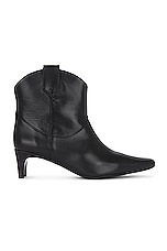Staud Western Wally Ankle Boot in Black, view 1, click to view large image.