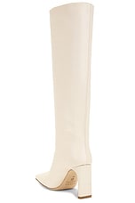 Staud Wally High Heel Boot in Cream, view 3, click to view large image.