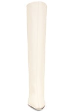 Staud Wally High Heel Boot in Cream, view 4, click to view large image.