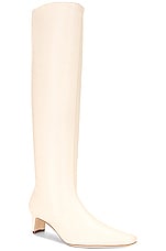 Staud Wally Boot in Cream, view 2, click to view large image.