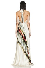 SILVIA TCHERASSI Sheryll Dress in Multi Linear Distortion, view 3, click to view large image.