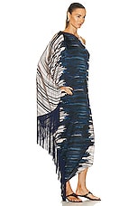 SILVIA TCHERASSI Alana Dress in Indigo Linear Wash, view 2, click to view large image.