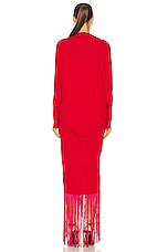 SILVIA TCHERASSI Rosalyn Dress in Rouge, view 3, click to view large image.