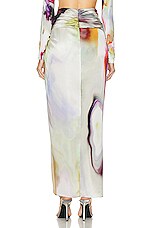 SILVIA TCHERASSI Lady Skirt in Iridescent Marble, view 5, click to view large image.