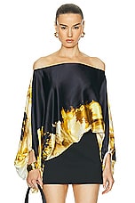 SILVIA TCHERASSI Bellagio Blouse in Golden Peony, view 1, click to view large image.