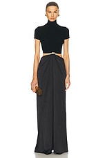 【送料&関税込】Sportmax Dress Unione Long dress with removable shoulder strap detail, ivory