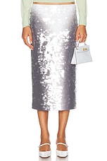 【送料&関税込】SportMax Toano Sequined Skirt Sportmax Toano Skirt in Shaded Black | FWRD