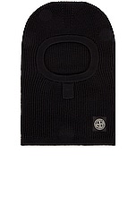 Stone Island Balaclava in Black, view 1, click to view large image.