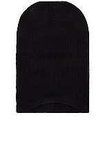 Stone Island Balaclava in Black, view 2, click to view large image.