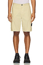 Stone Island Bermuda Shorts in Natural Beige, view 5, click to view large image.