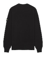 Stone Island Knit Sweater in Black, view 2, click to view large image.