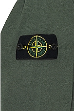 Stone Island Hooded Full Zip Sweatshirt in Musk, view 3, click to view large image.