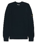Stone Island Sweater in Navy Blue, view 1, click to view large image.