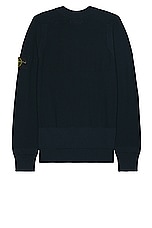 Stone Island Sweater in Navy Blue, view 2, click to view large image.