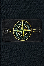 Stone Island Sweater in Navy Blue, view 3, click to view large image.