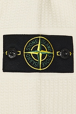 Stone Island Knit Polo in Plaster, view 3, click to view large image.