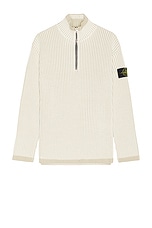 Stone Island Sweater in Natural, view 1, click to view large image.