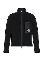 Stone Island Gilet Jacket in Black, view 3, click to view large image.