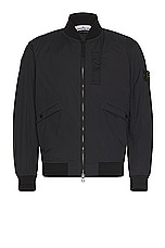 Stone Island Bomber in Black, view 1, click to view large image.