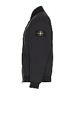 Stone Island Bomber in Black, view 3, click to view large image.