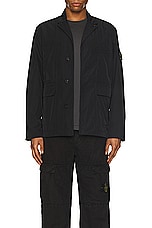 Stone Island Blazer in Black, view 4, click to view large image.