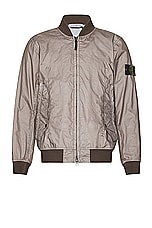 Stone Island Bomber in Dove Grey, view 1, click to view large image.