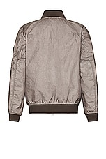 Stone Island Bomber in Dove Grey, view 2, click to view large image.