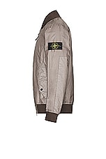 Stone Island Bomber in Dove Grey, view 3, click to view large image.