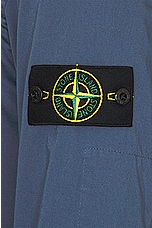 Stone Island Overshirt in Dark Blue, view 3, click to view large image.