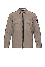 Stone Island Overshirt in Dove Grey, view 1, click to view large image.