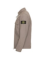 Stone Island Overshirt in Dove Grey, view 3, click to view large image.