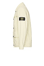Stone Island Jacket in Natural Beige, view 3, click to view large image.