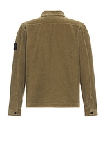 Stone Island Corduroy Overshirt in Biscuit, view 2, click to view large image.