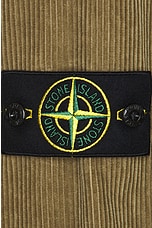 Stone Island Corduroy Overshirt in Biscuit, view 4, click to view large image.