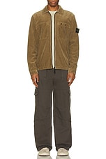 Stone Island Corduroy Overshirt in Biscuit, view 6, click to view large image.