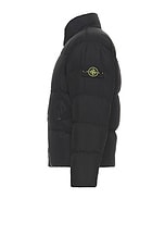 Stone Island Down Jacket in Black, view 3, click to view large image.