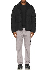 Stone Island Down Jacket in Black, view 6, click to view large image.