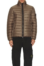 Stone Island Down Jacket in Walnut, view 5, click to view large image.