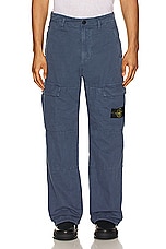 Stone Island Cargo Pants in Dark Blue, view 5, click to view large image.