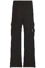 Stone Island Cargo Pants in Black, view 1, click to view large image.