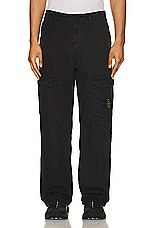 Stone Island Cargo Pants in Black, view 5, click to view large image.